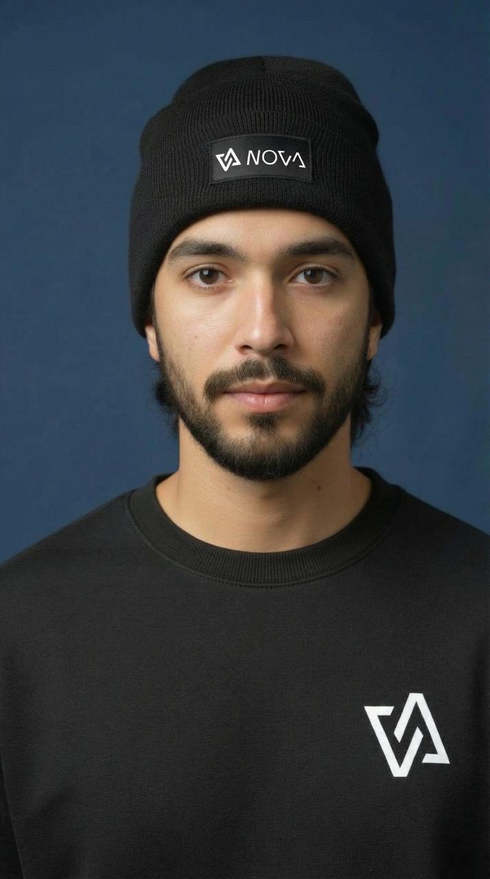 Stargate Rib Beanie - Nero