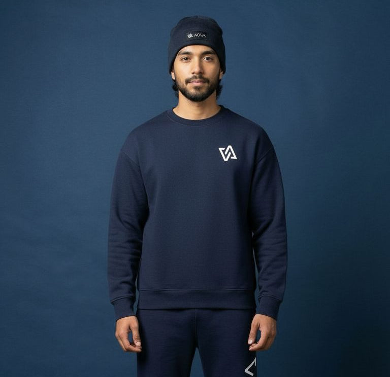 Stargate Crewneck - Blue Navy