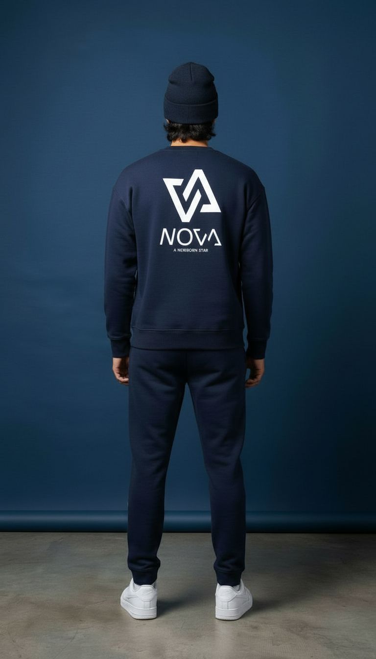 Stargate Crewneck - Blue Navy